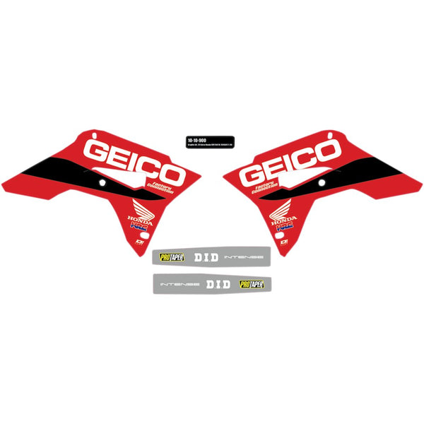 D'Cor Visuals Graphic Kit - '20 Geico 10-10-900