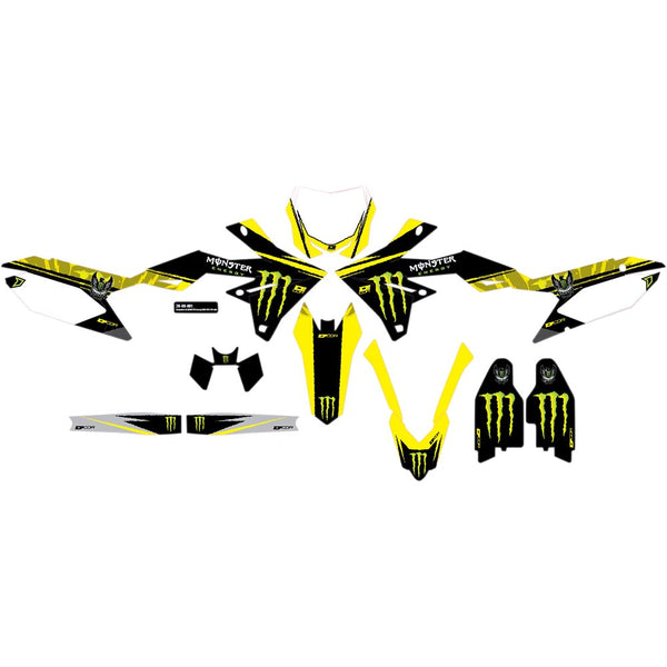 D'Cor Visuals Graphic Kit - Monster Energy 20-40-461