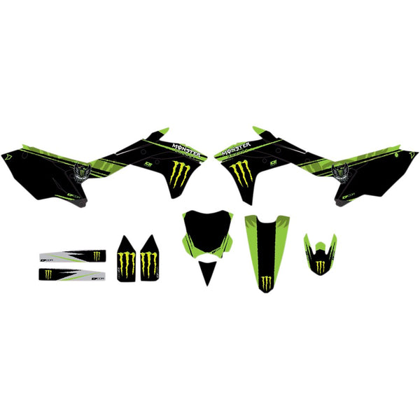 D'Cor Visuals Graphic Kit - Monster Energy - KXF 250 20-20-229