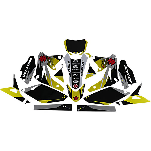 D'Cor Visuals Graphic Kit - Suzuki - RM-Z 250 20-40-252