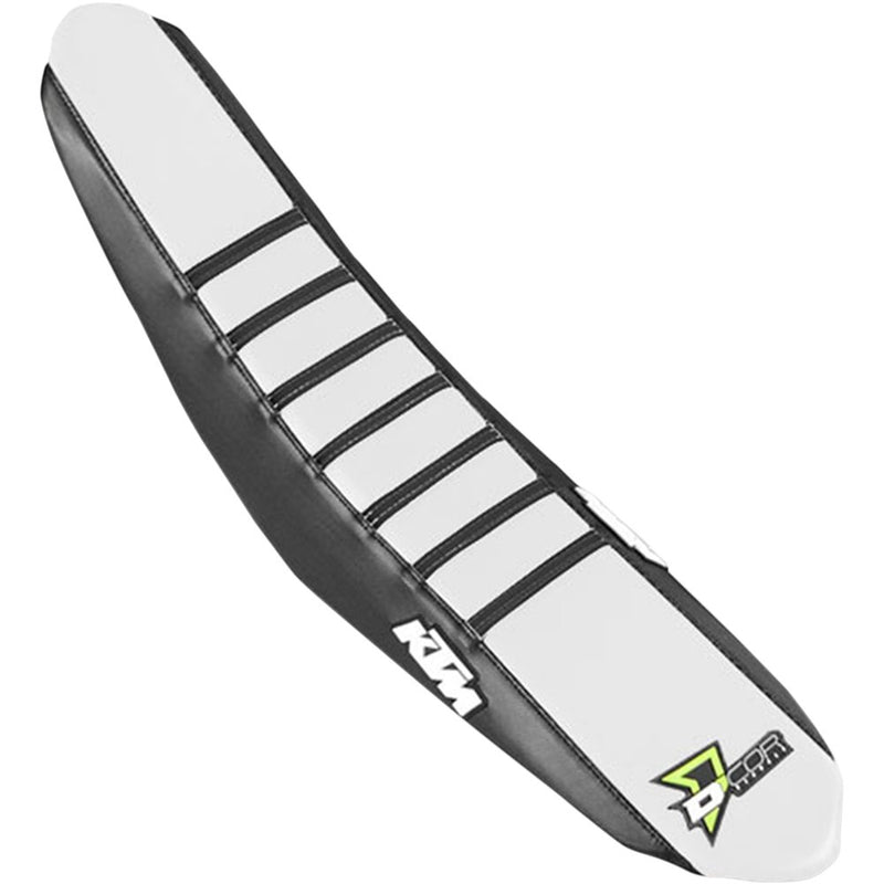 D'Cor Visuals Seat Cover - Black/White - SX/F '16-'18 30-30-217