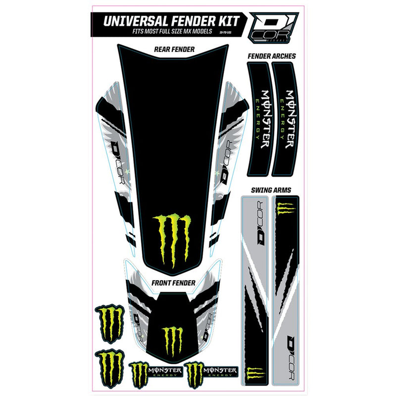 D'Cor Visuals Universal Trim Kit - Monster White 15-70-101