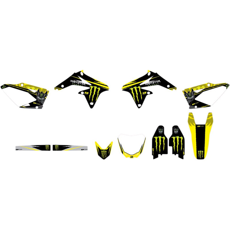 D'Cor Visuals Graphic Kit - Monster Energy - Suzuki - RM-Z 450 20-40-451