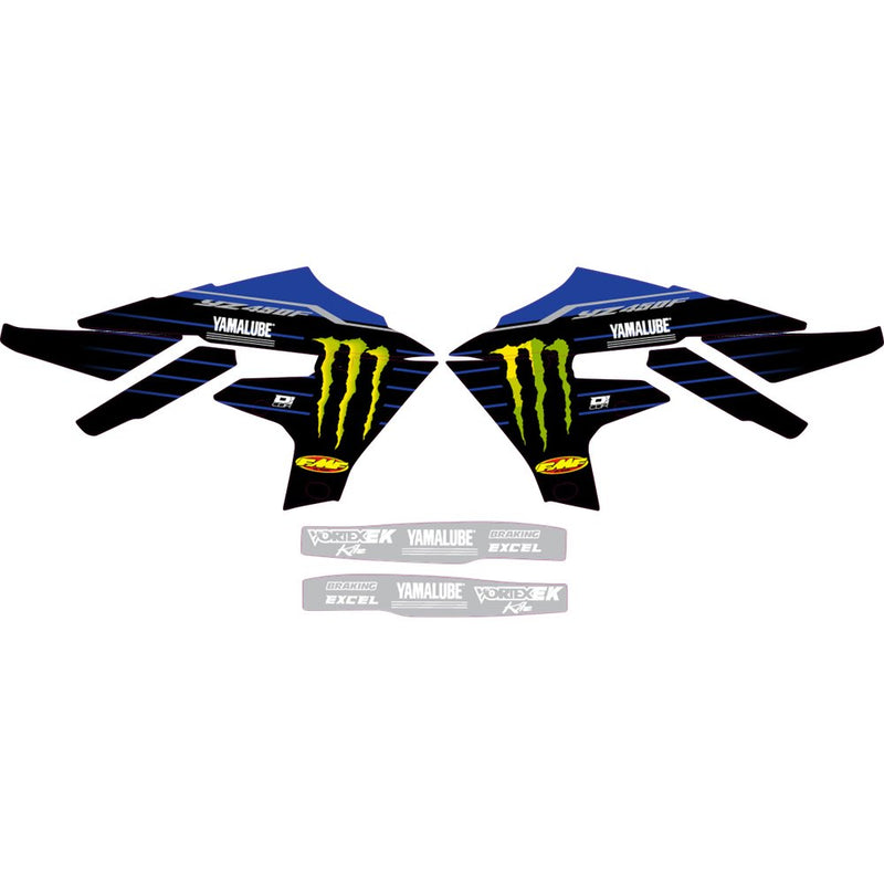 D'Cor Visuals Graphic Kit - '22 Star Yamaha - YZ 450 F - '18-'22 10-50-602
