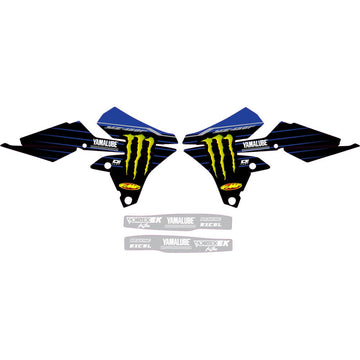 D'COR VISUALS Graphic Kit - '22 Star Yamaha - YZ 450 F '14-'17 10-50-502