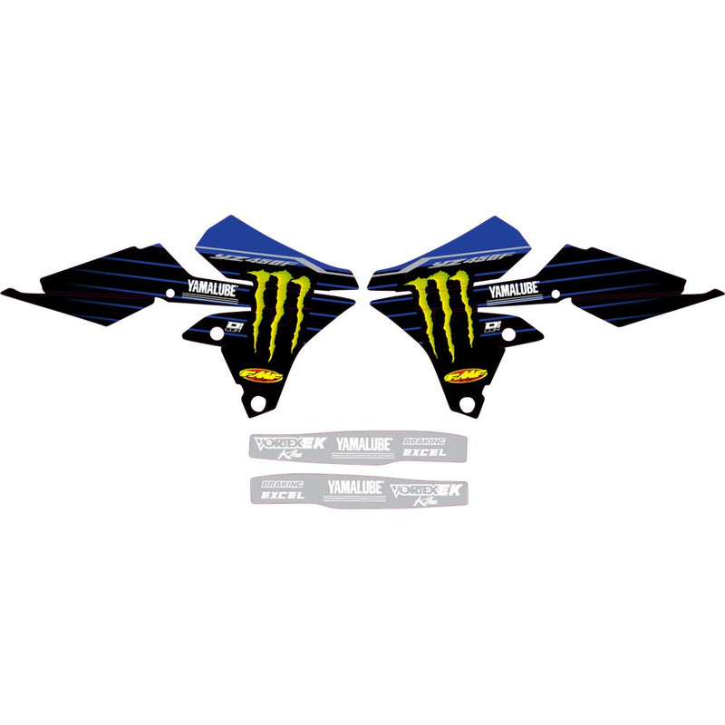 D'Cor Visuals Graphic Kit - '22 Star Yamaha - YZ 450 F '14-'17 10-50-502