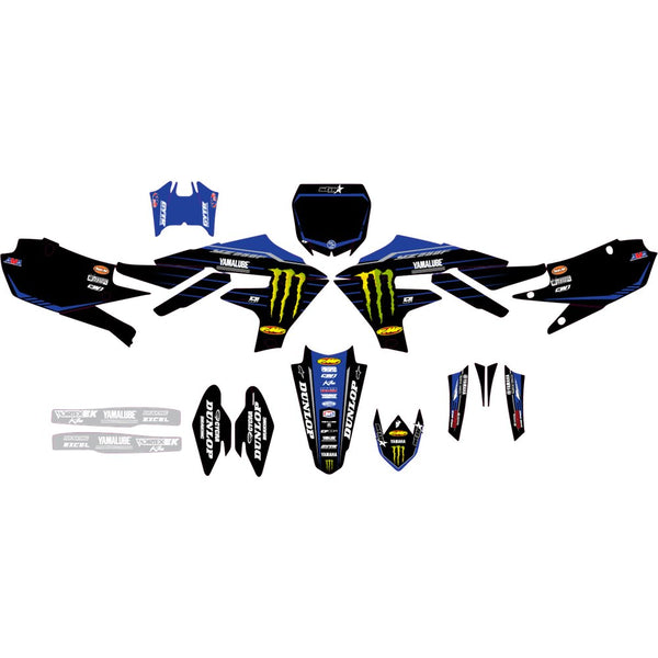 D'Cor Visuals Graphic Kit - '22 Monster Energy Star - YZ 250 F 20-50-402
