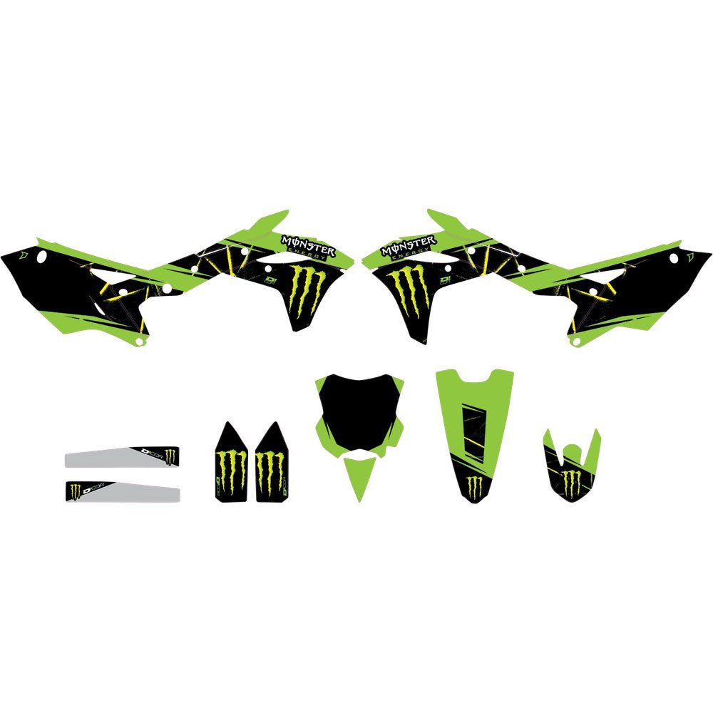 D'COR VISUALS Graphic Kit - Monster Energy Slash - KXF 250 20-20-134