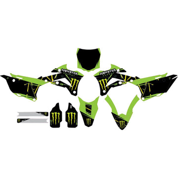 D'COR VISUALS Graphic Kit - Monster Energy Slash - KX 85/110 20-20-131