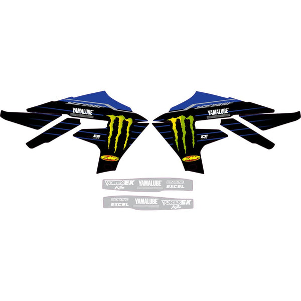 D'Cor Visuals Graphic Kit - '22 Star Yamaha - YZ 250 F '19-'22 10-50-402