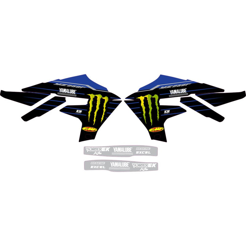 D'Cor Visuals Graphic Kit - '22 Star Yamaha - YZ 250 F '19-'22 10-50-402