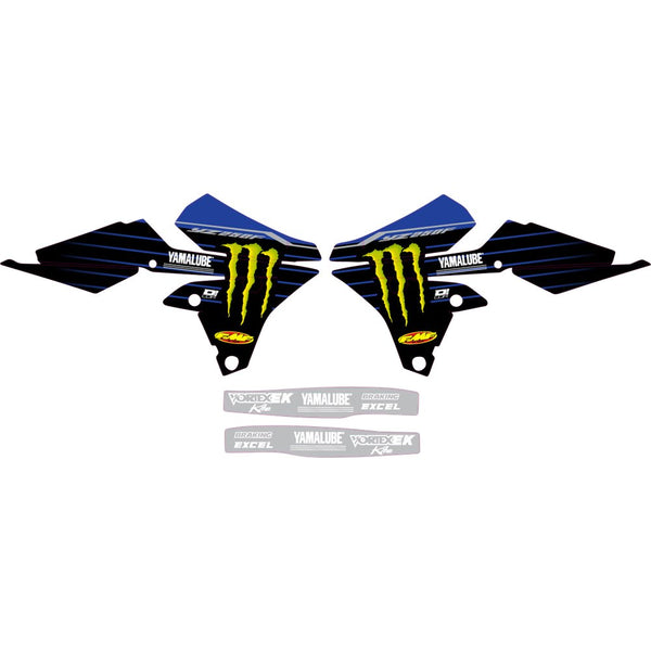 D'Cor Visuals Graphic Kit - '22 Star Yamaha - YZ 250 F '14-'18 10-50-302