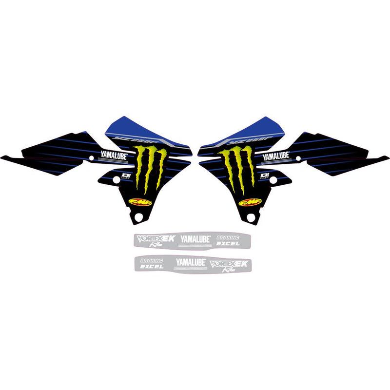 D'Cor Visuals Graphic Kit - '22 Star Yamaha - YZ 250 F '14-'18 10-50-302