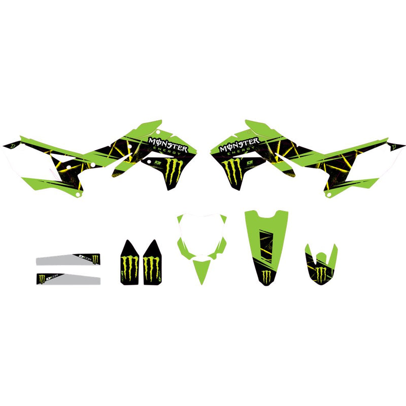 D'Cor Visuals Graphic Kit - Monster Energy Slash - KXF 450 20-20-135