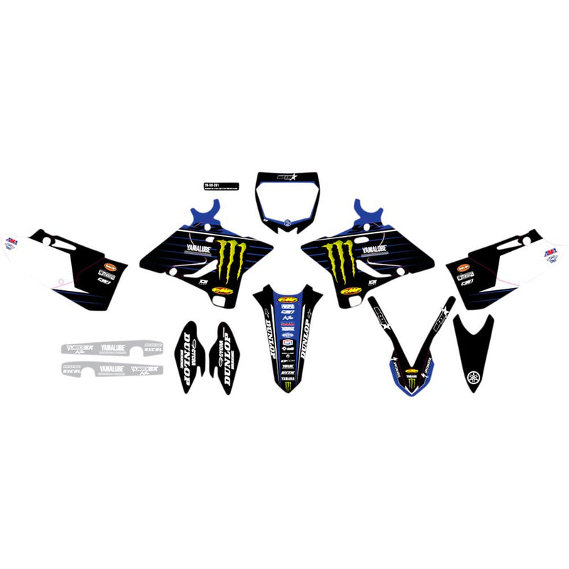 D'Cor Visuals Graphic Kit - '21 Star Yamaha - YZ 125/250 20-50-231