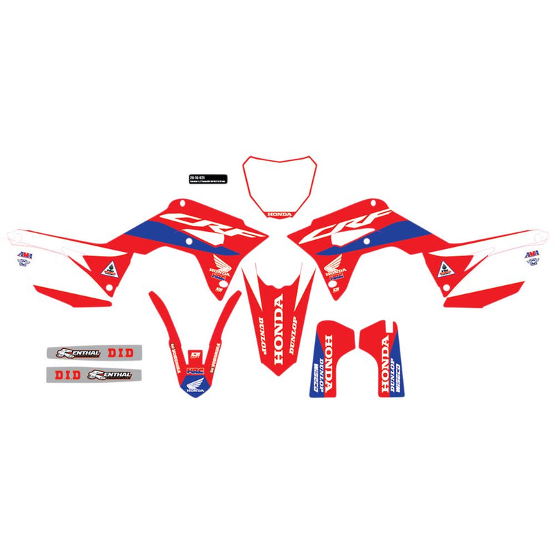 D'Cor Visuals Graphic Kit - HRC Honda - CRF450R '19-'20 20-10-921