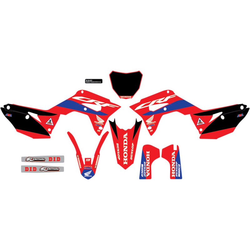 D'Cor Visuals Graphic Kit - HRC Honda - CRF250R 20-10-621