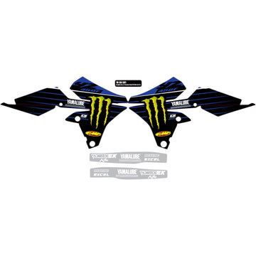 D'COR VISUALS Graphic Kit - '21 Factory Yamaha - YZ 450 F '14-'17 10-50-501
