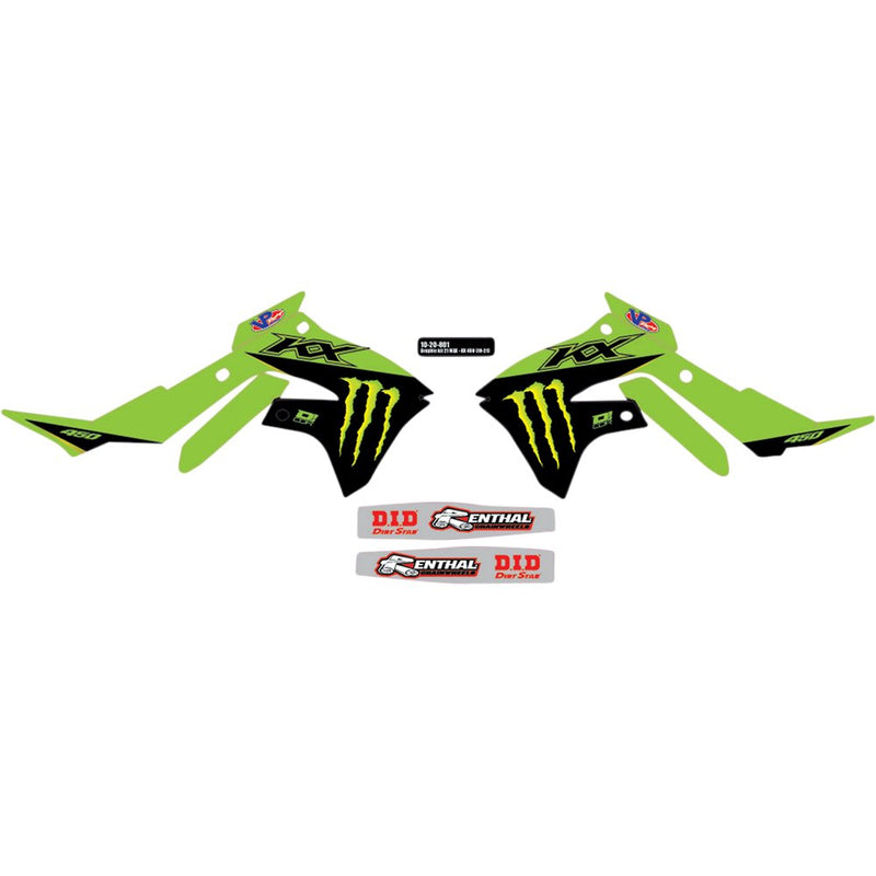 D'Cor Visuals Graphic Kit - '21 Monster 10-20-801
