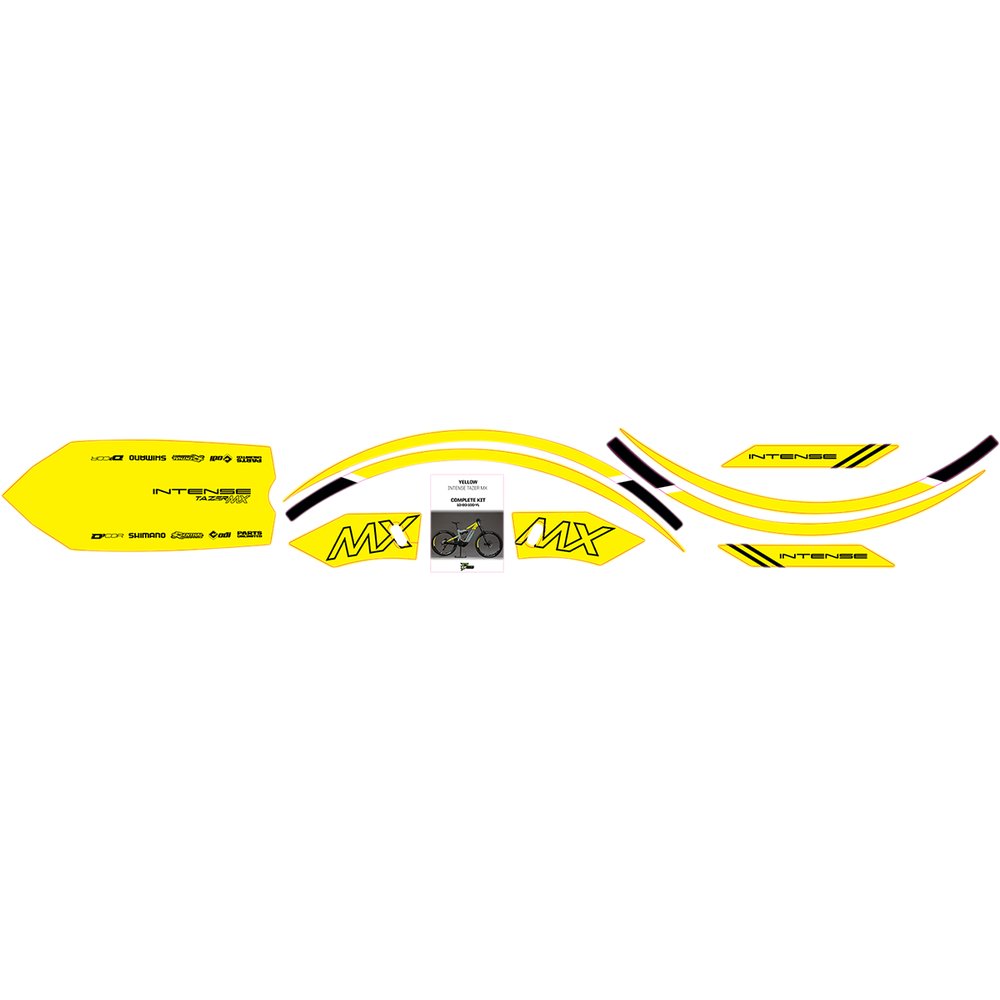 D'COR VISUALS Graphics Kit for Tazer MX - Yellow 10-80-100-YL