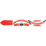 D'Cor Visuals Graphics Kit for Tazer MX - Red 10-80-100-RD