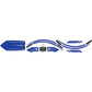 D'COR VISUALS Graphics Kit for Tazer MX - Blue 10-80-100-BL