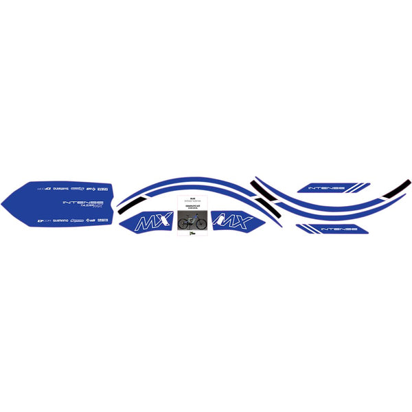 D'Cor Visuals Graphics Kit for Tazer MX - Blue 10-80-100-BL