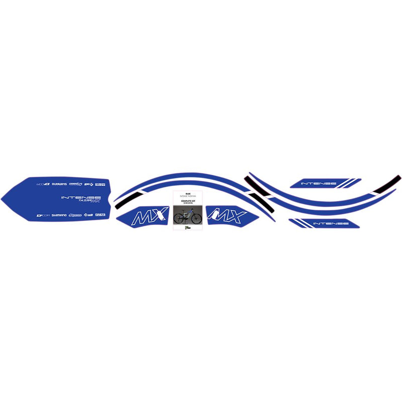 D'Cor Visuals Graphics Kit for Tazer MX - Blue 10-80-100-BL
