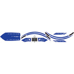 D'Cor Visuals Graphics Kit for Tazer MX - Blue 10-80-100-BL