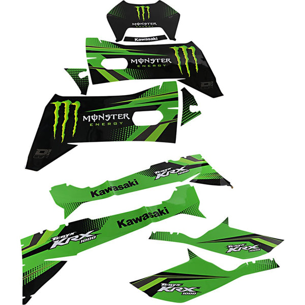 D'Cor Visuals Complete Graphics Kit - Monster - 2-Door - Teryx 20-20-291