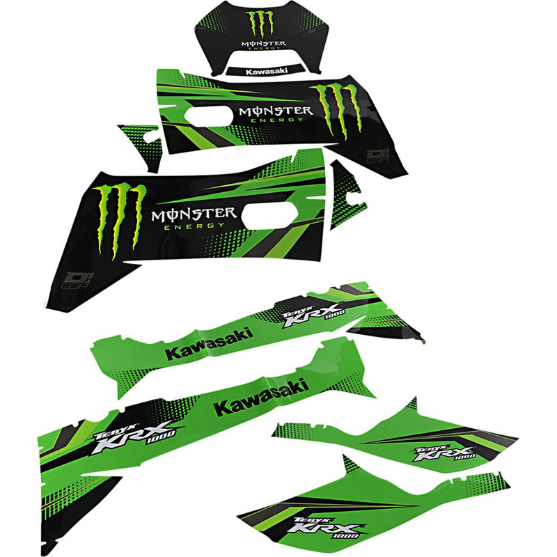 D'Cor Visuals Complete Graphics Kit - Monster - 2-Door - Teryx 20-20-291