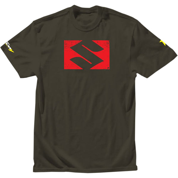 D'Cor Visuals Suzuki Bold S T-Shirt - Black - 2XL 80-121-5