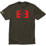 D'Cor Visuals Suzuki Bold S T-Shirt - Black - Large 80-121-3