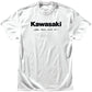 D'COR VISUALS Kawasaki Racing T-Shirt - White - XL 80-120-4