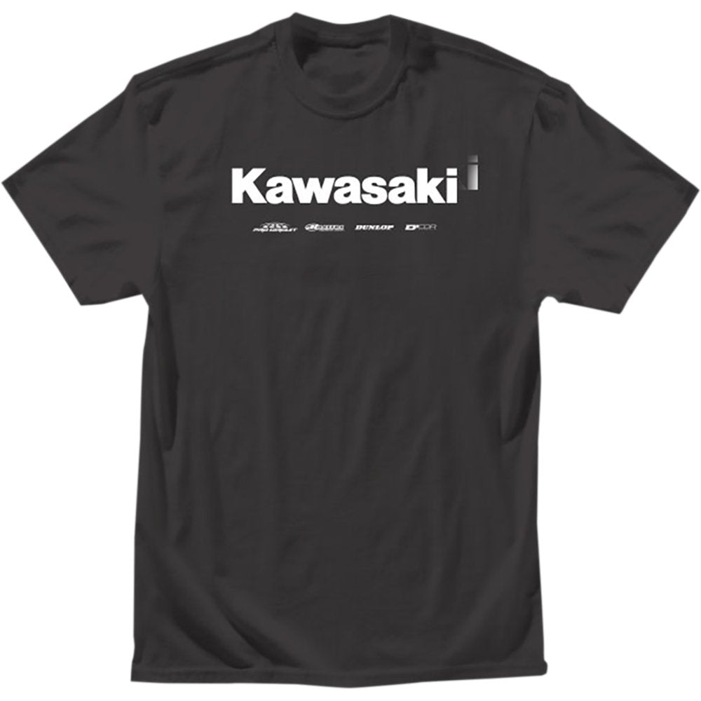 D'COR VISUALS Kawasaki Racing T-Shirt - Black - XL 80-119-4