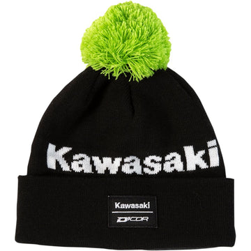 D'COR VISUALS Kawasaki Stripe Beanie - Black 70-134-1