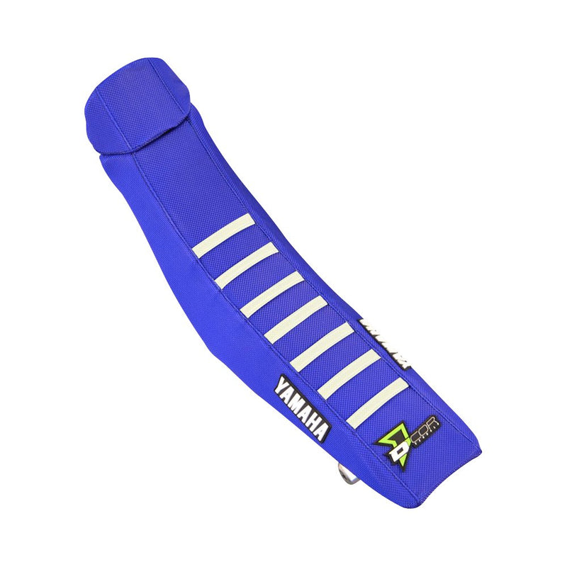 D'Cor Visuals Seat Cover - Blue/White - YZ '23-'25 30-50-503