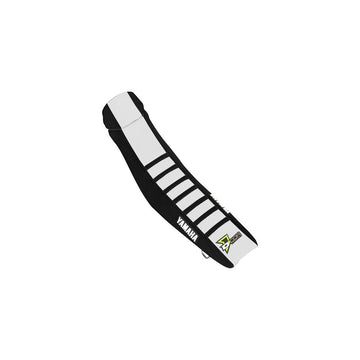 D'COR VISUALS Seat Cover - Black/White - YZ '23-'25 30-50-501