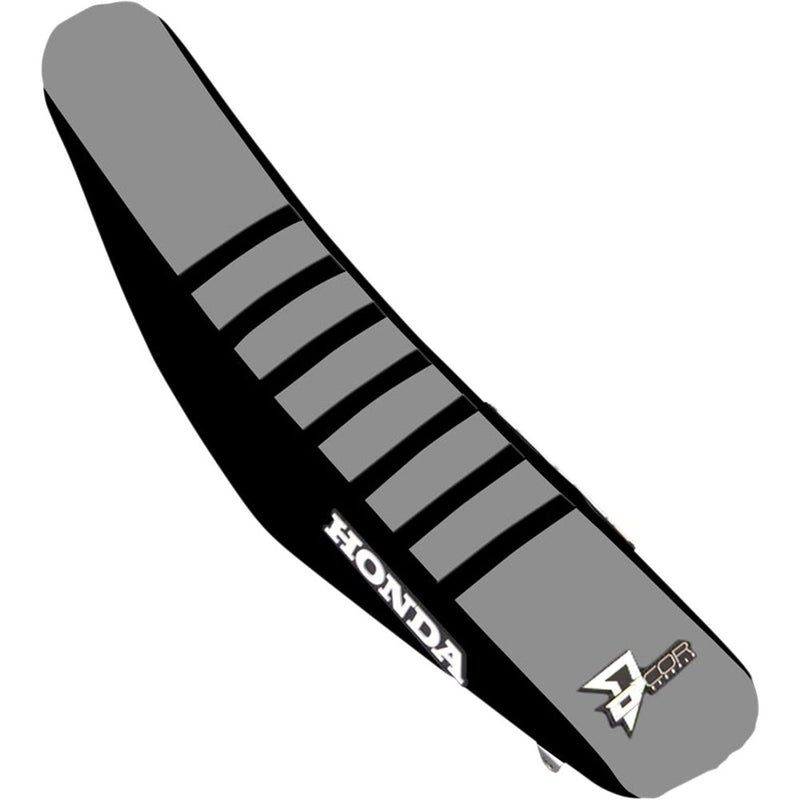 D'Cor Visuals Seat Cover - Black/Gray - CRF '21-'25 30-10-502