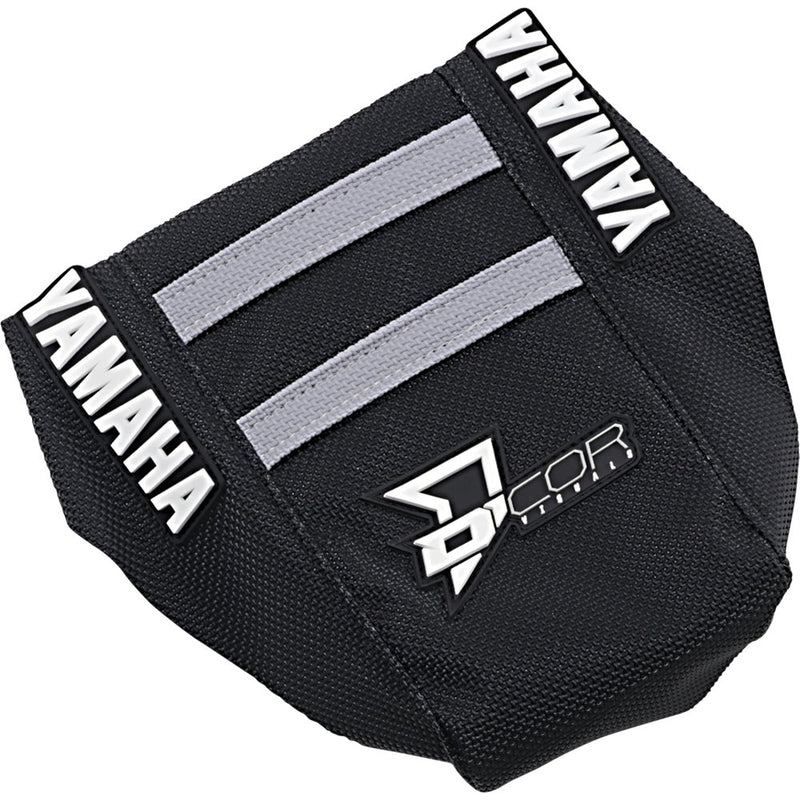 D'Cor Visuals Seat Cover - Black/Gray - YZ250F/450F '18-'23 30-50-484