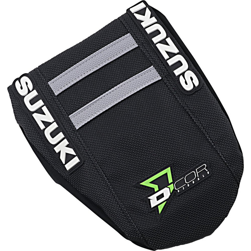 D'Cor Visuals Seat Cover - Black/Gray - RMZ250/450 '18-'25 30-40-465