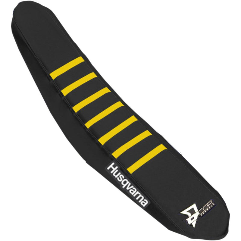 D'Cor Visuals Seat Cover - Black/Yellow - TC/FC '15 30-70-411