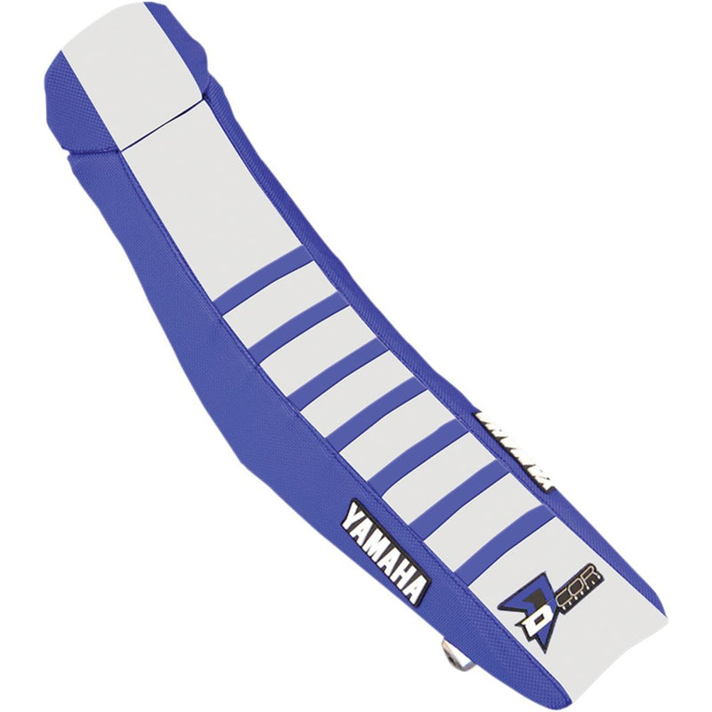 D'Cor Visuals Seat Cover - Blue/White - YZ250F/450F '18-'23 30-50-478