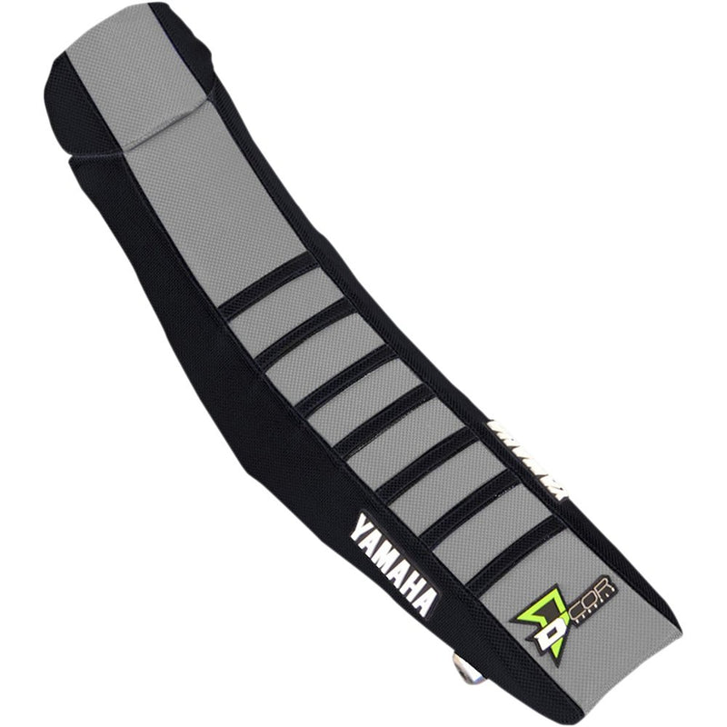 D'Cor Visuals Seat Cover - Black/Gray - YZ250F/450F '14-'18 30-50-457