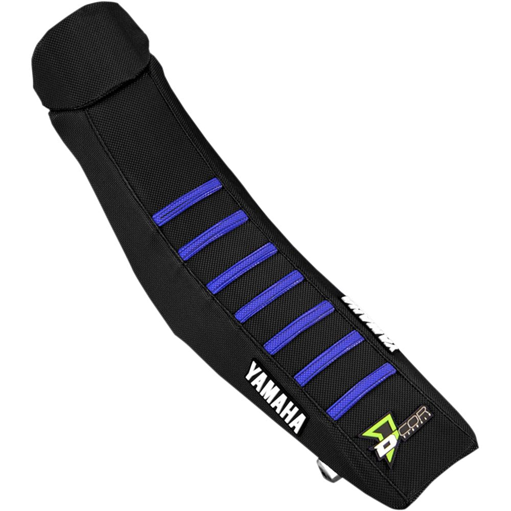 D'COR VISUALS Seat Cover - Black/Blue - YZ250F/450F '14-'18 30-50-452