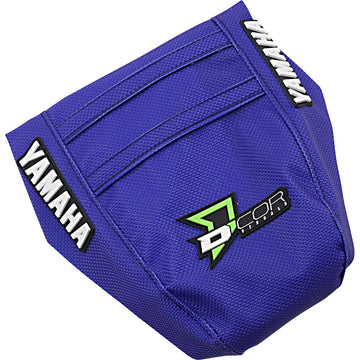 D'COR VISUALS Seat Cover - Black/Green/Blue - YZ '02-'21 30-50-132
