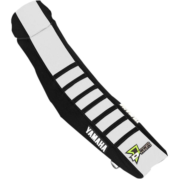 D'Cor Visuals Seat Cover - Black/White - YZ '02-'21 30-50-128