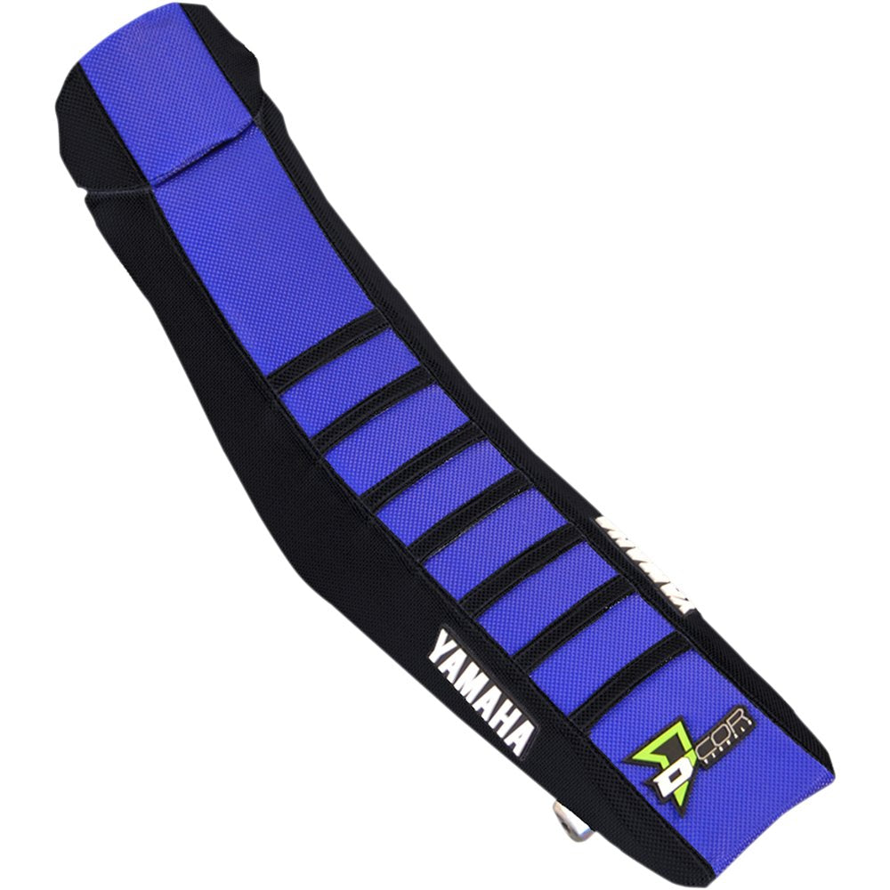 D'COR VISUALS Seat Cover - Black/Blue - YZ '02-'21 30-50-127