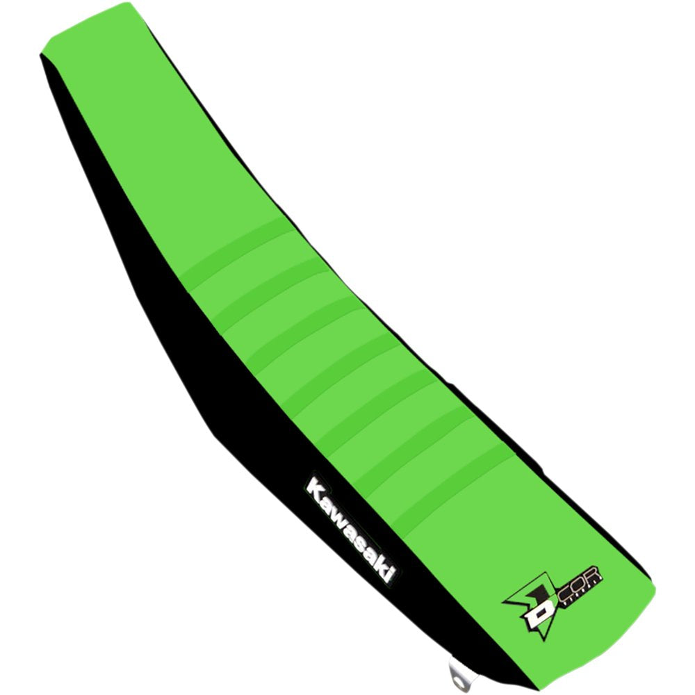 D'COR VISUALS Seat Cover - Black/Green - KX250/450 '19-'25 30-20-480