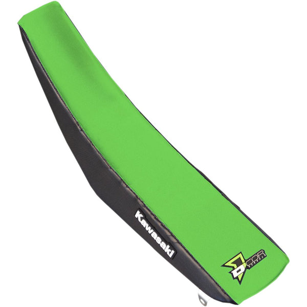 D'Cor Visuals Seat Cover - Green/Black - KX250F/450F '12-'16 30-20-455